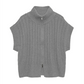 VMBANG RIB SL HIGHNECK ZIPPER VEST - 10347170