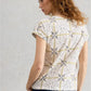NELLY NOTCH NECK TEE - 445349