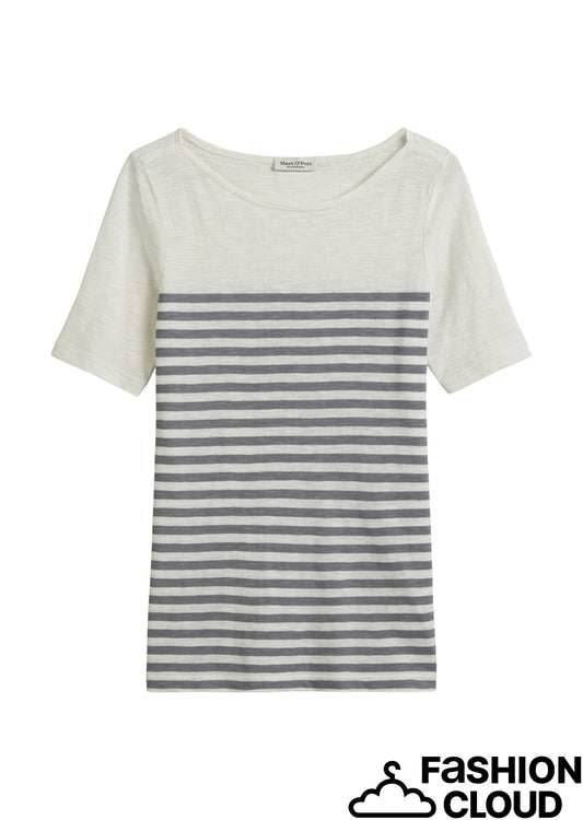 T-shirt, short sleeve, boat neck, s - 503219651333