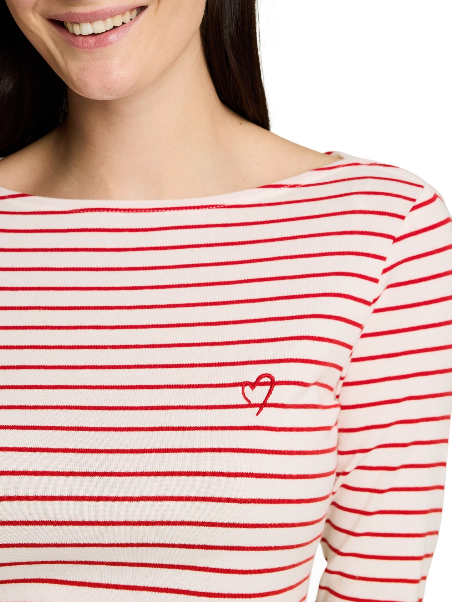 T-Shirt striped boatneck - 1051234