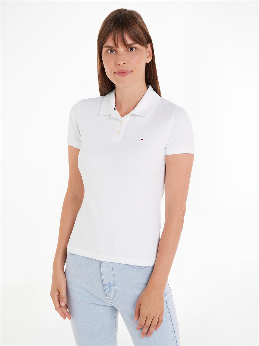 TJW SLIM ESSENTIAL POLO SS - DW0DW17220