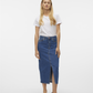 VMVERI HR CALF DENIM SKIRT GA NOOS - 10295731