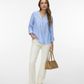 VMKAJA LS V-NECK FOLD-UP TOP WVN - 10340684