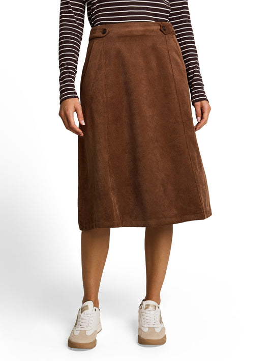 skirt corduroy A-shape - 1053064
