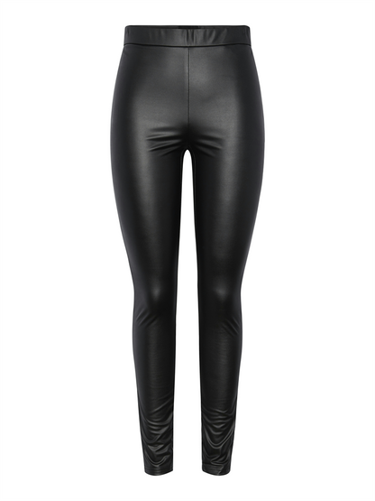PCSALLIE HW PU LEGGINGS - 17144752