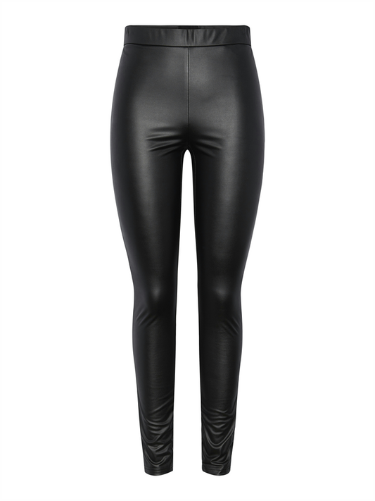 PCSALLIE HW PU LEGGINGS - 17144752