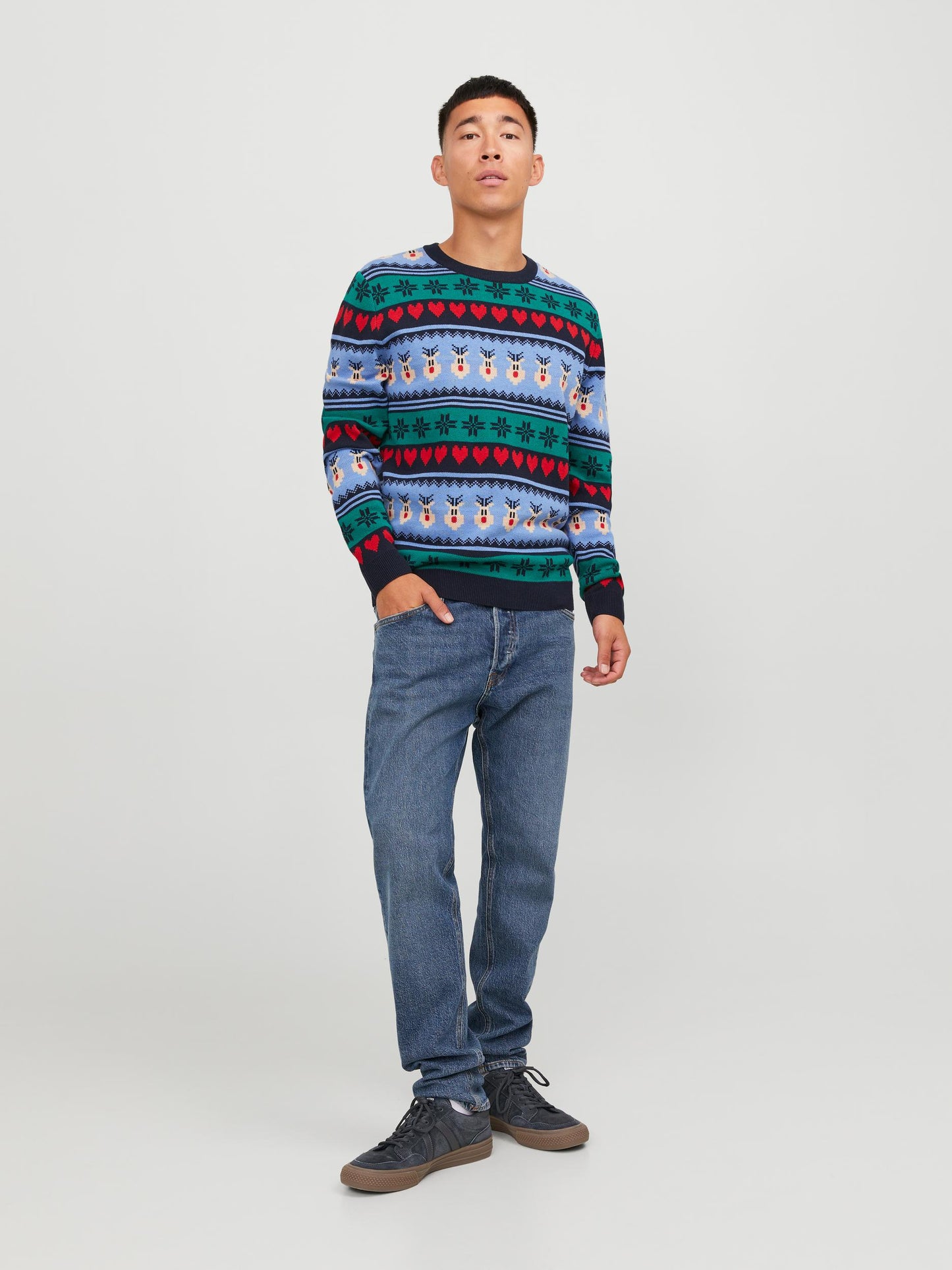 JORFESTIVE XMAS KNIT CREW NECK - 12248141