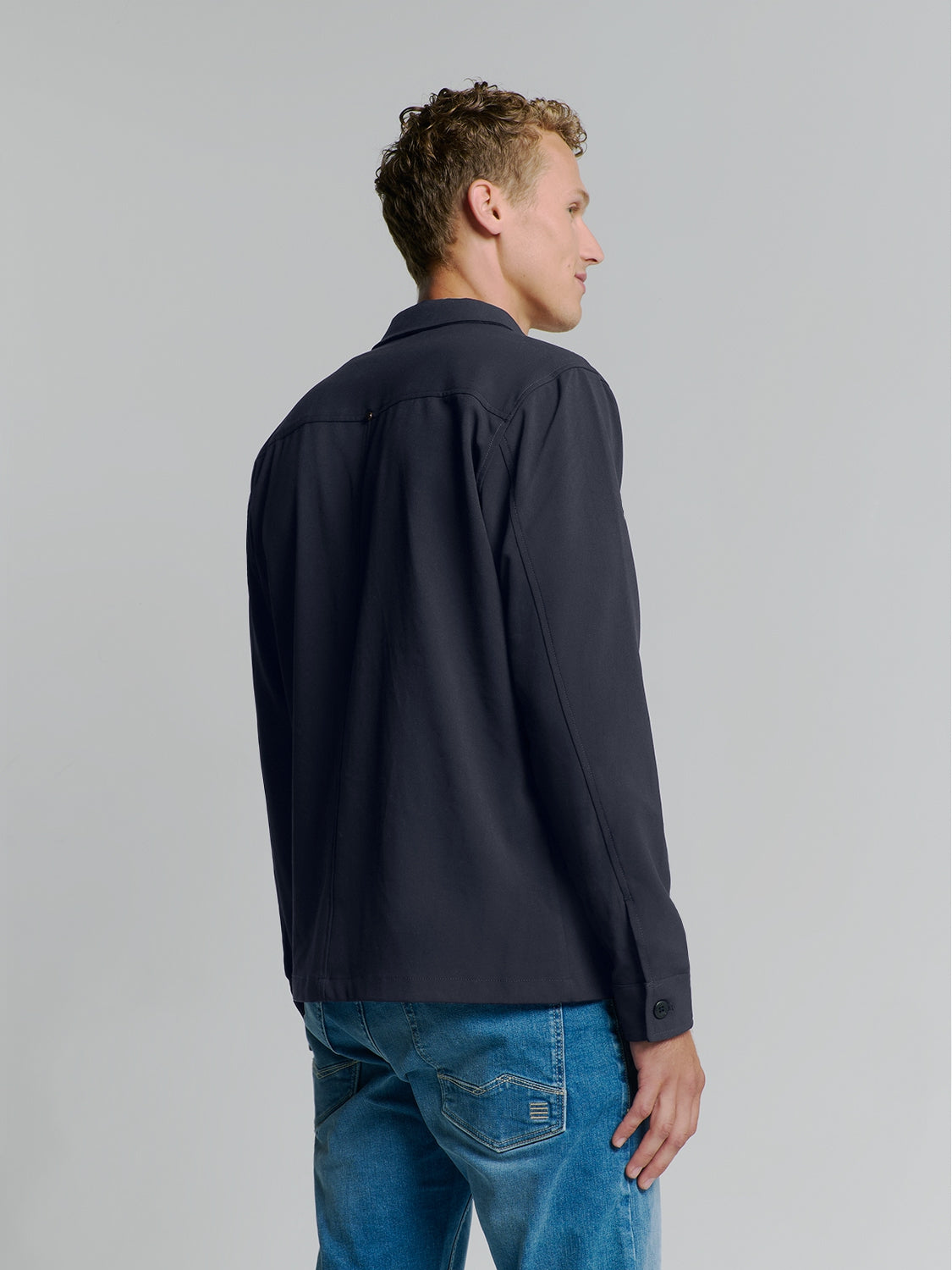 Overshirt Zip Closure Stretch - 26511101