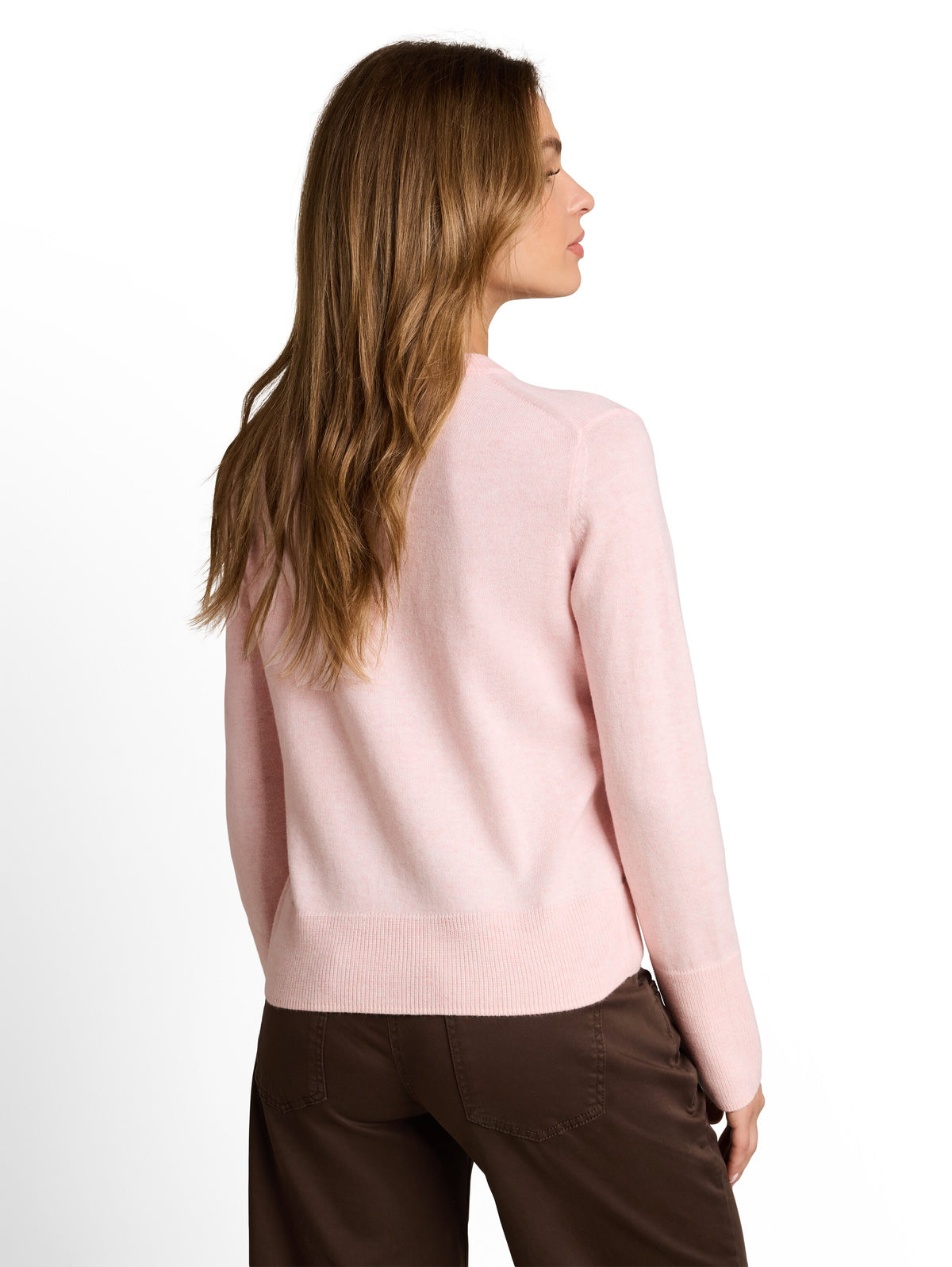 knit cashmere blend crewneck s - 1053393