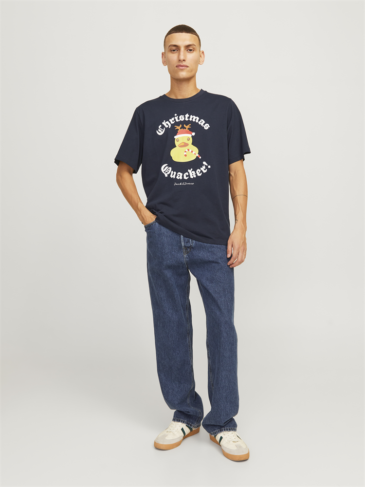 JJXMAS FUNNY TEE SS CREW NECK - 12265357