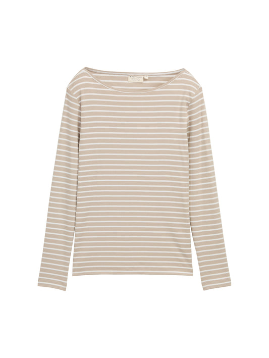T-shirt striped boatneck - 1047730