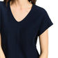 T-shirt structure v-neck - 1050433