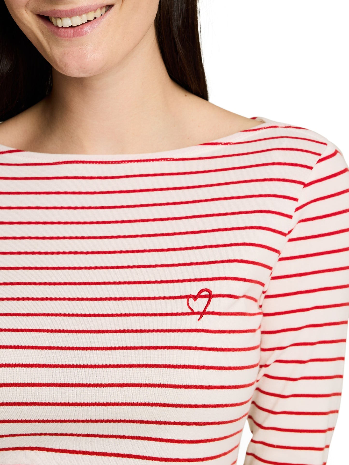 T-Shirt striped boatneck - 1051234