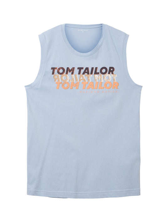 printed crewneck tanktop - 1036574