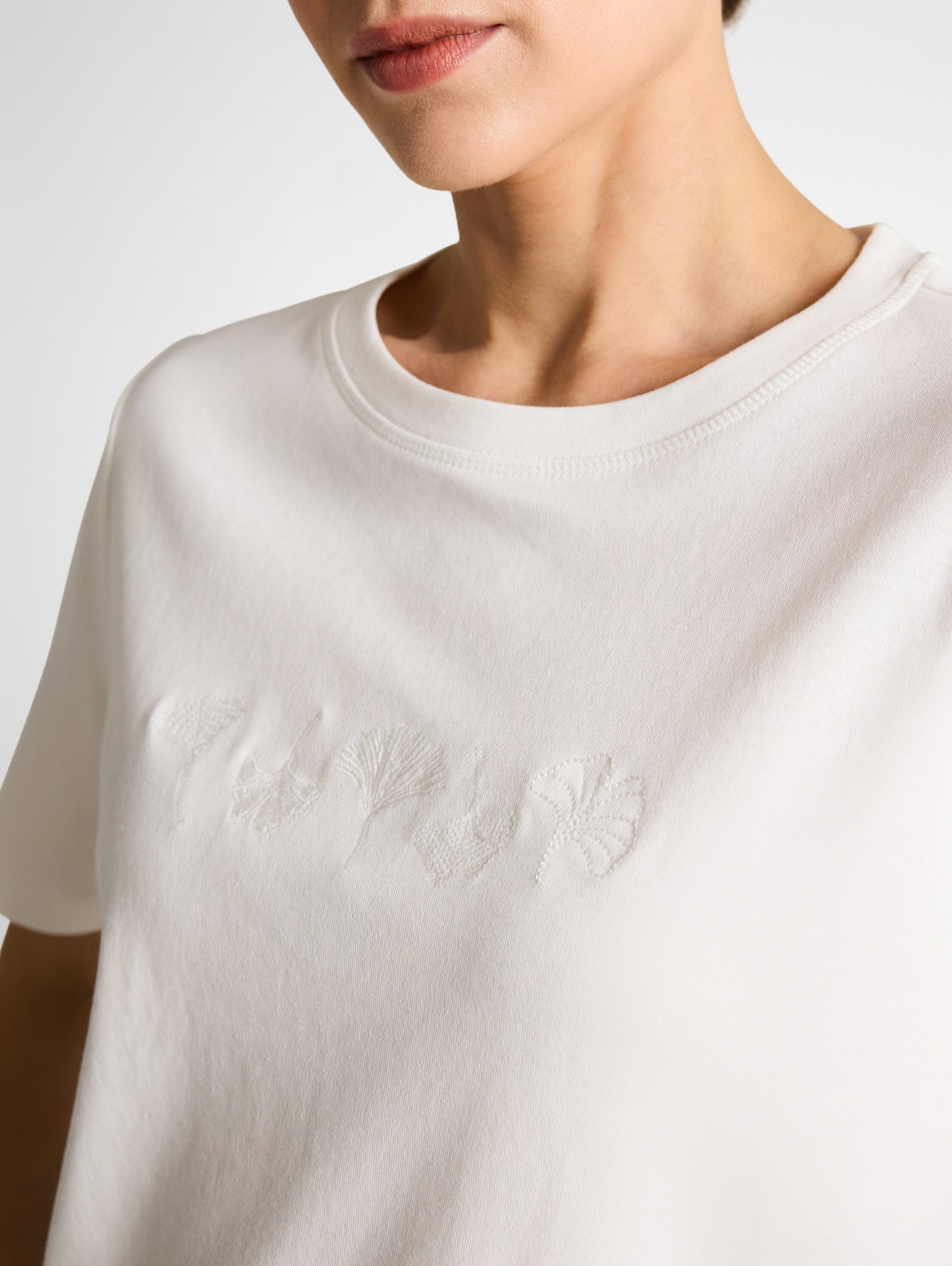 T-shirt boxy crew neck with pr - 1050426