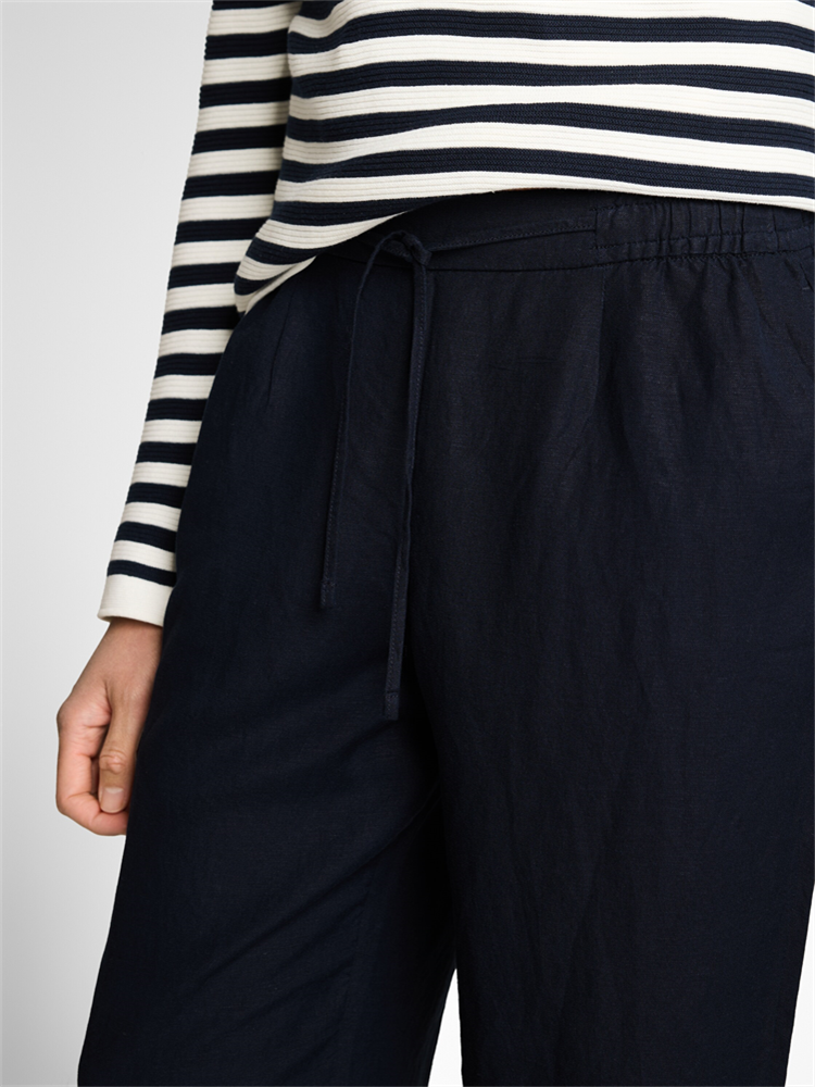 loose fit linen pants - 1049992