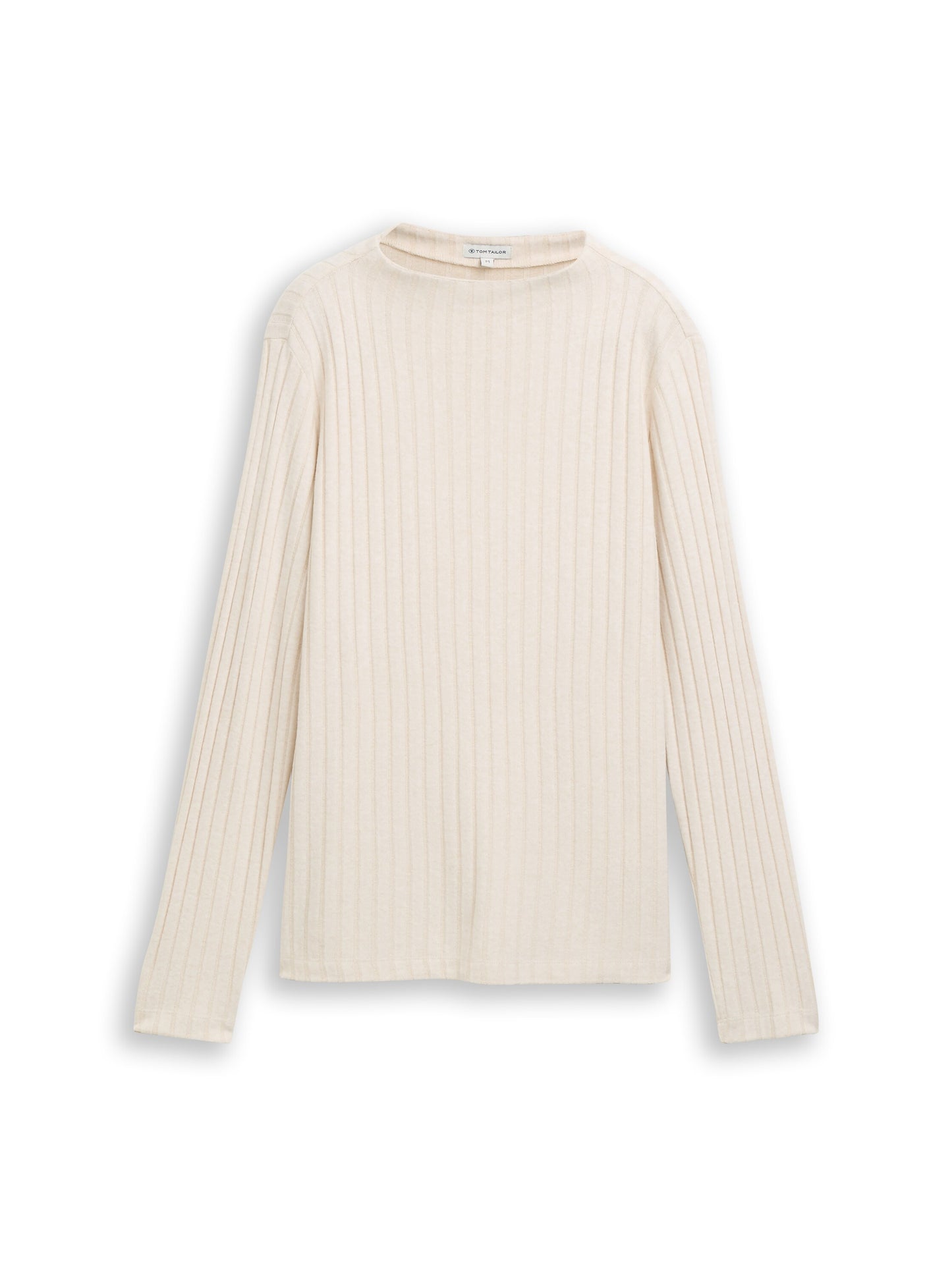 T-shirt cosy wide rib mock nec - 1048934