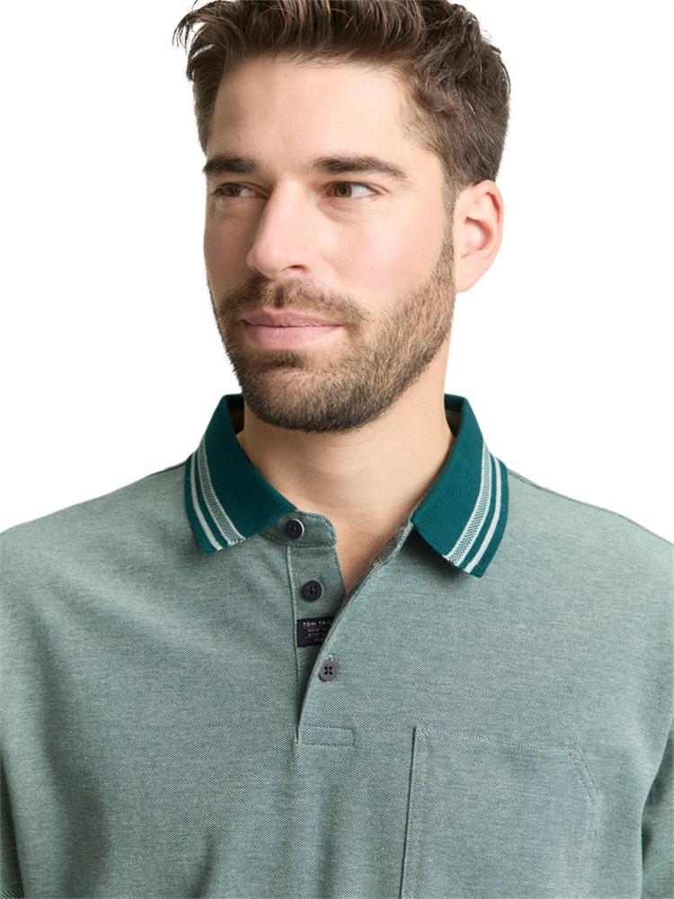 detailed polo with pocket - 1050159