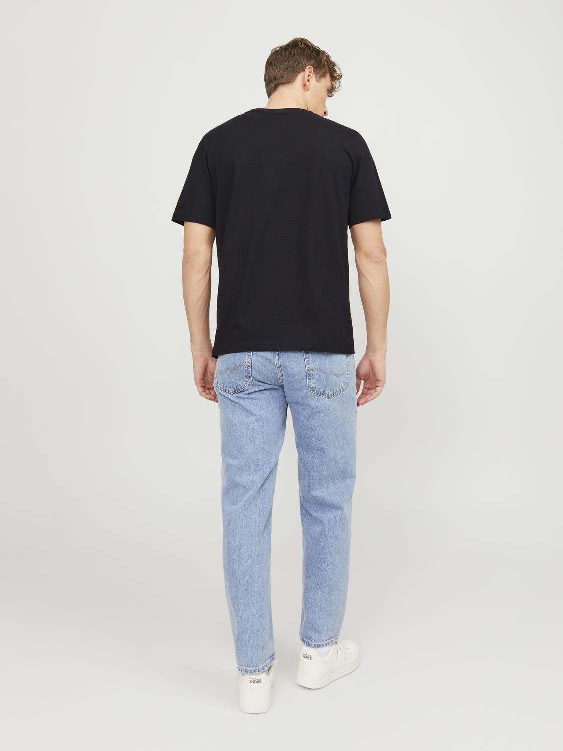 JORCOBIN TEE SS CREW NECK LN - 12250411