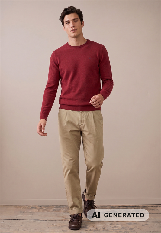O-Neck, Merino Cashmere - 1614800