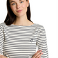 T-Shirt striped boatneck - 1051234
