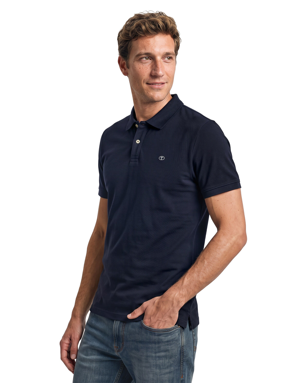 basic polo with contrast - 1027713