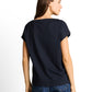 T-shirt crew neck ajour deplac - 1050469