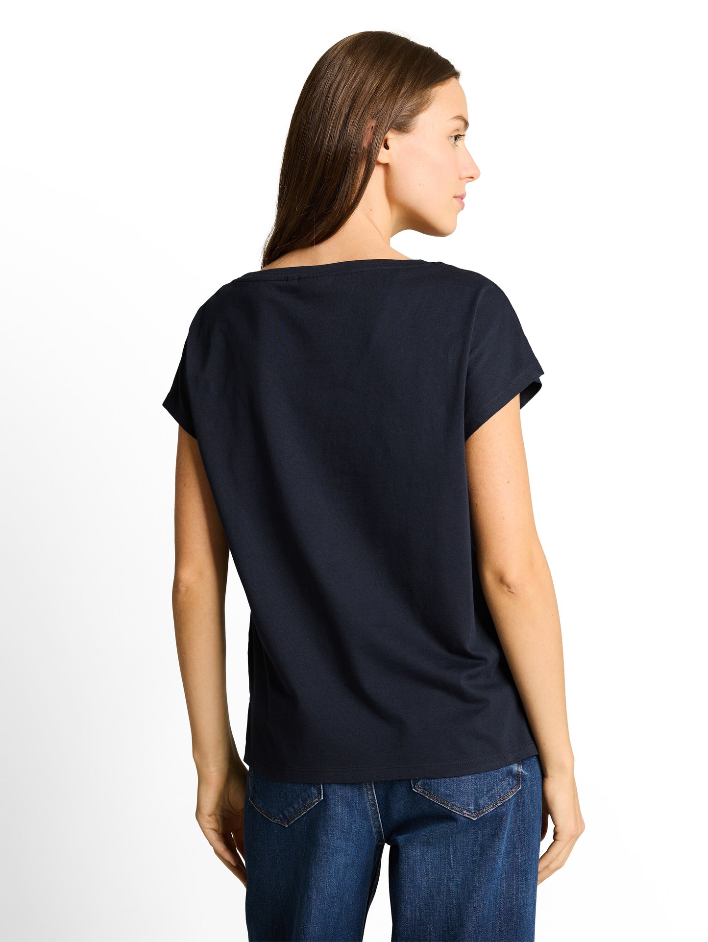 T-shirt crew neck ajour deplac - 1050469