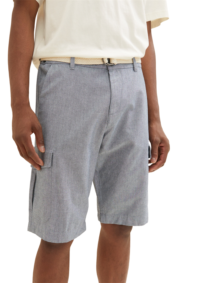 regular cargo shorts with belt - 1036310