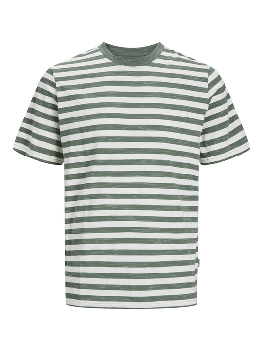 JORTAMPA STRIPE TEE SS CREW NECK - 12252176