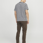 JORTAMPA STRIPE TEE SS CREW NECK - 12252176