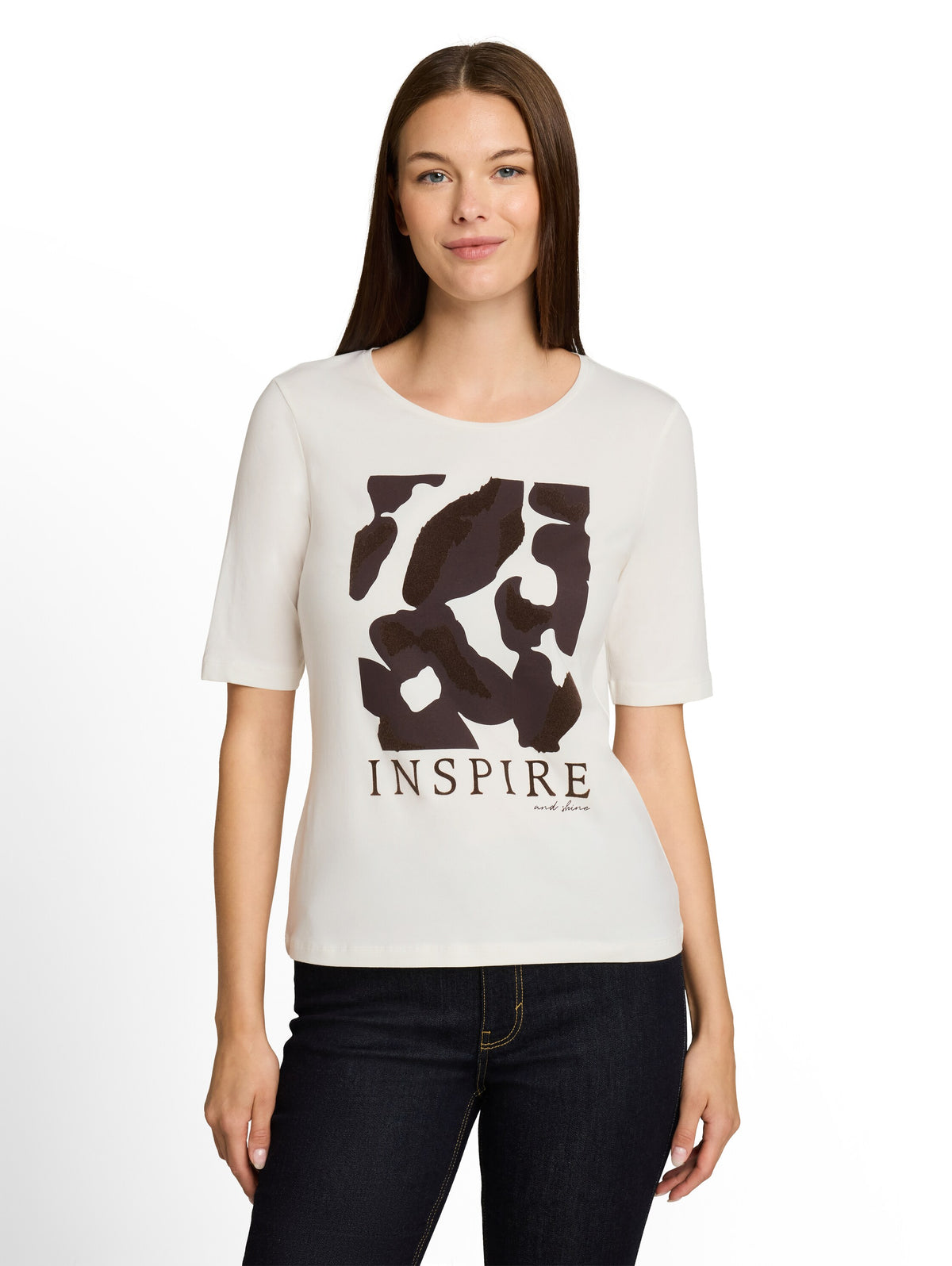 T-shirt feminine basic with pr - 1052863