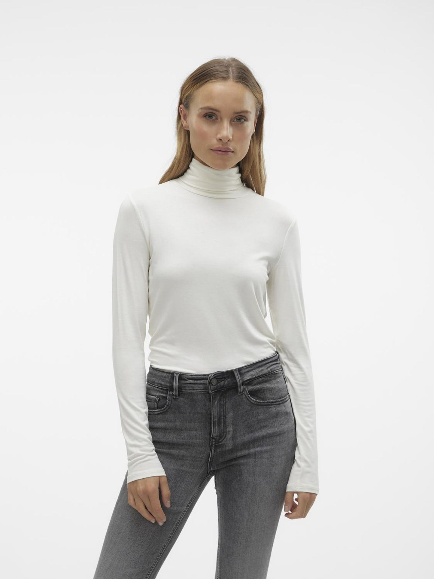 VMALBERTE LS ROLLNECK TOP JRS NOOS - 10293803