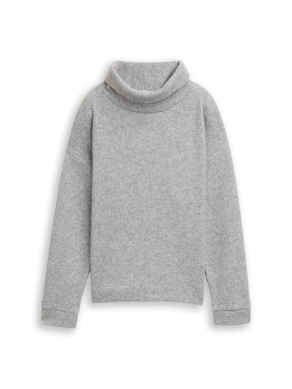 Sweatshirt cosy rib roll neck - 1049012