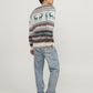 JJXMAS SNOWBALL KNIT CREW NECK - 12248145