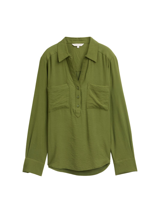 blouse structured solid - 1047585