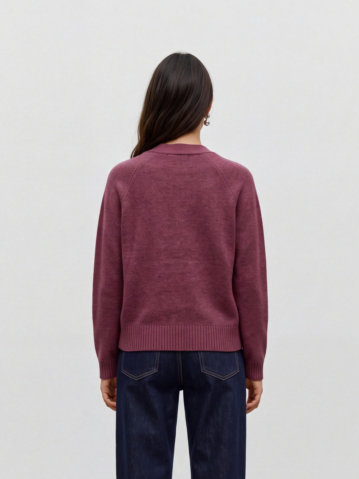 VMBOOM LS V-NECK BUTTON CARDIGAN GA - 10320457
