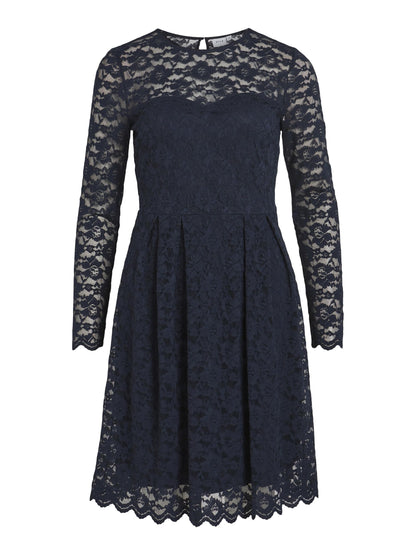 VIKALILA L/S LACE DRESS - NOOS - 14078211