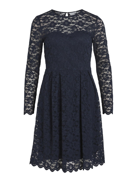 VIKALILA L/S LACE DRESS - NOOS - 14078211