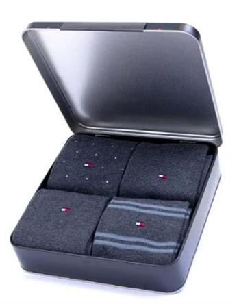 TH MEN SOCK 4P TIN GIFTBOX - 701224441