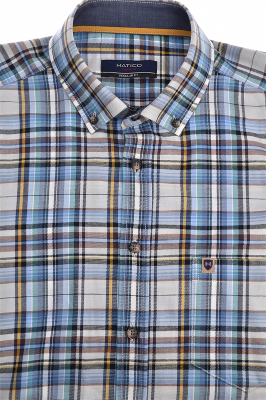 HATICO- Sport Hemd Regular Fit Lan - E20013-31201
