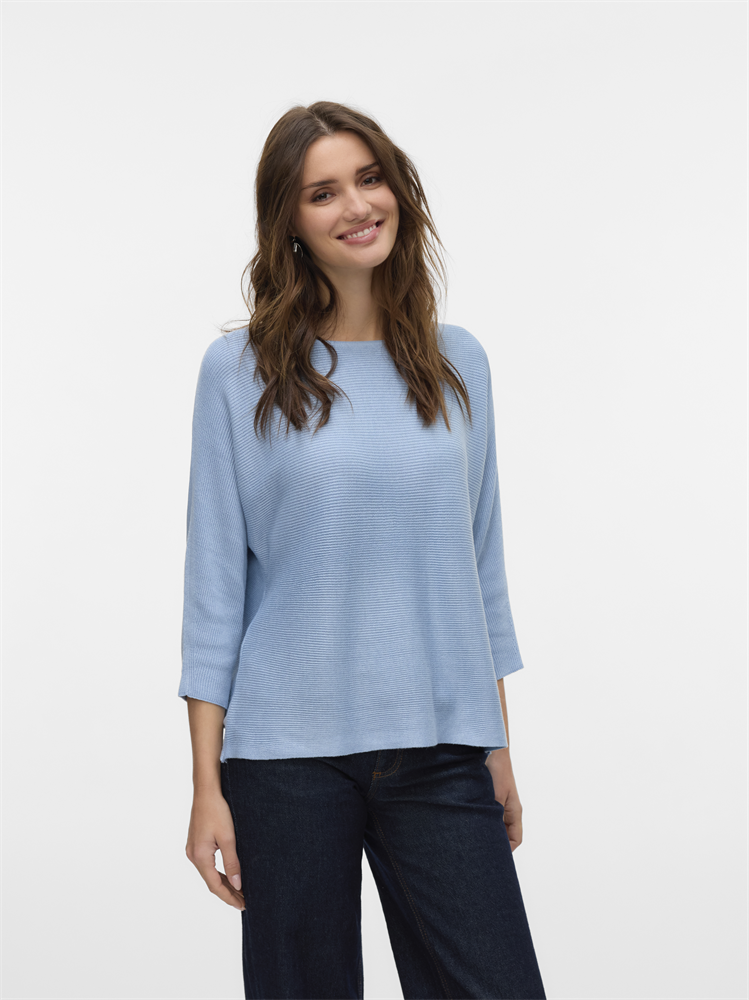 VMNORA 3/4 BOATNECK BLOUSE  NOOS - 10281013