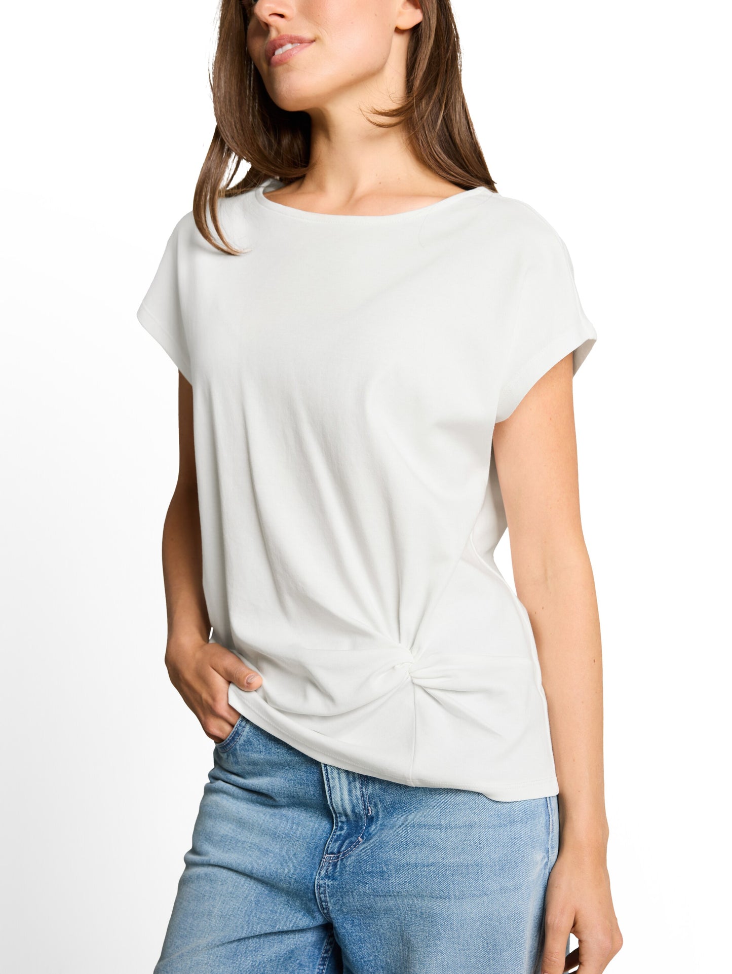T-shirt modern knot crew neck - 1050851
