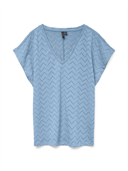 VMTHAS SS V-NECK TOP JRS GA VO - 10328120