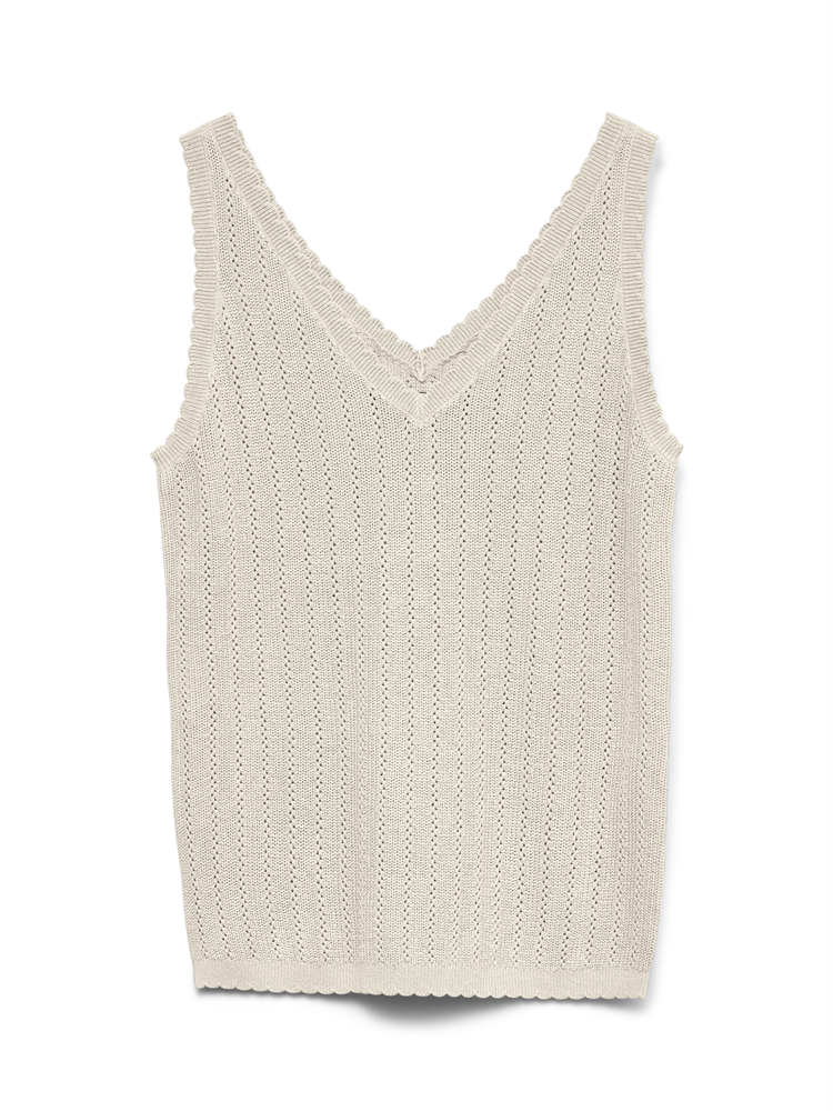 VMNEWLEX POINTELLE V-NECK TOP - 10340559