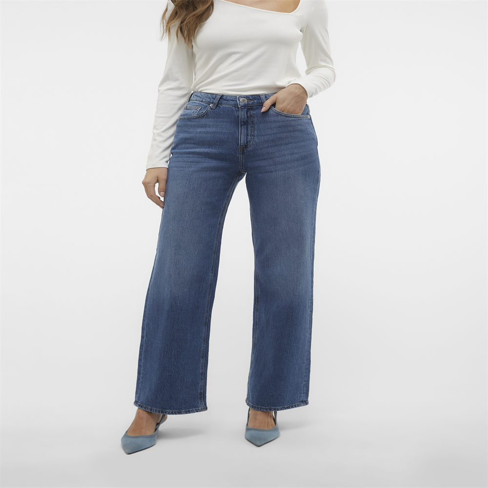 VMTESSA HR WIDE JEANS RA380 GA NOOS - 10308153