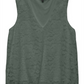 VMHONEY LACE SL V-NECK TOP WVN GA - 10330053