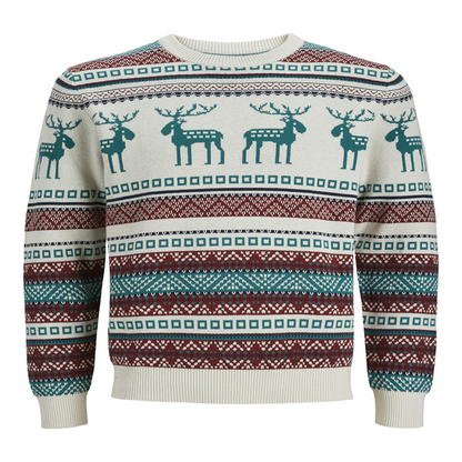 JJXMAS SNOWBALL KNIT CREW NECK - 12248145