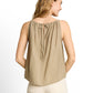 blouse top with structured fab - 1051091