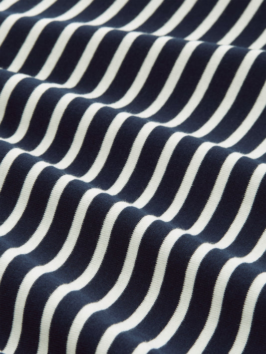 T-shirt boat neck stripe - 1050415